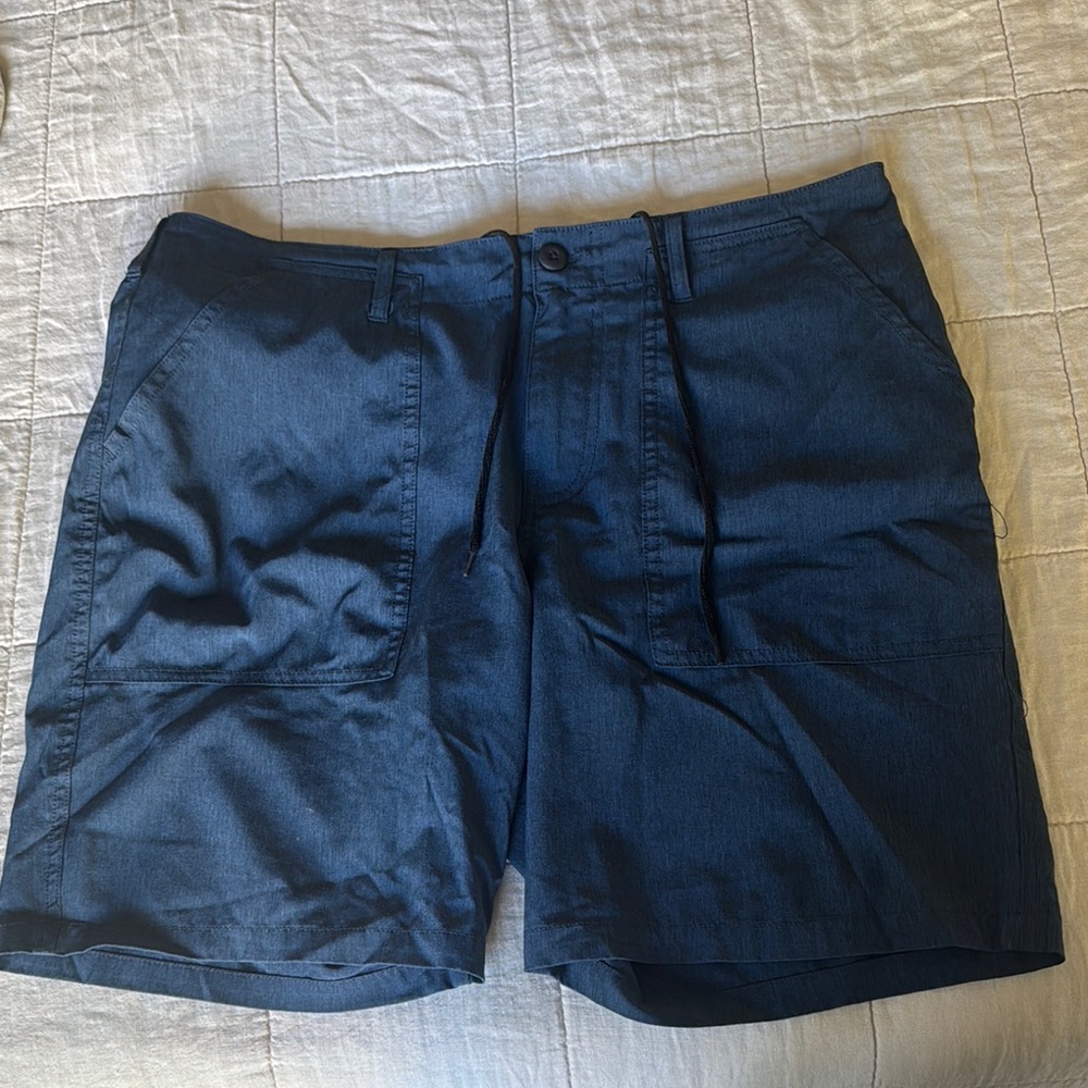 Lucky Brand Blue Flat Front Shorts